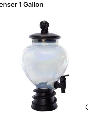 Iridescent Snake  Glass Beverage Dispenser - Brand